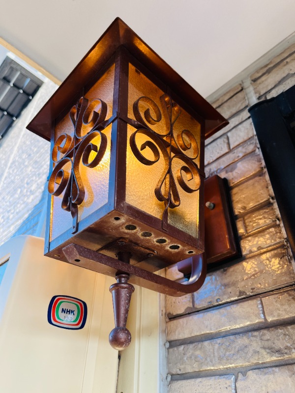 オシャレな玄関灯